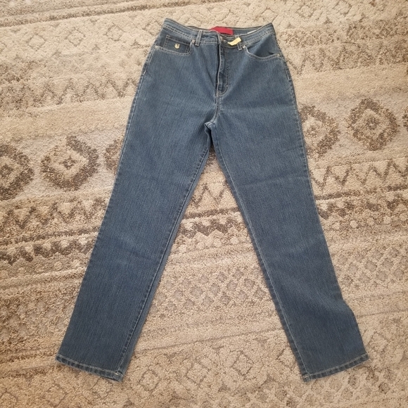 Gloria Vanderbilt Amanda Mom Jeans High Waist Sz 1 - Picture 2 of 8
